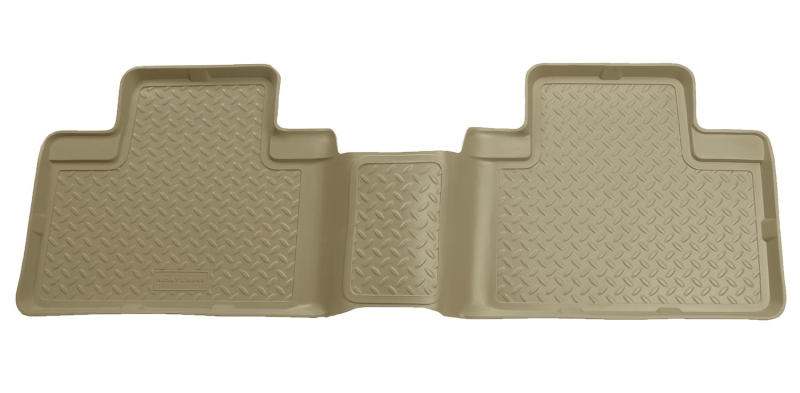 Revestimientos para piso de la segunda fila de estilo clásico de Toyota Sequoia 01-06 de Husky Liners en color tostado (unidad de una pieza)