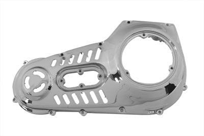 Vented chrome outer primary cover for Harley-Davidson 1989-1993