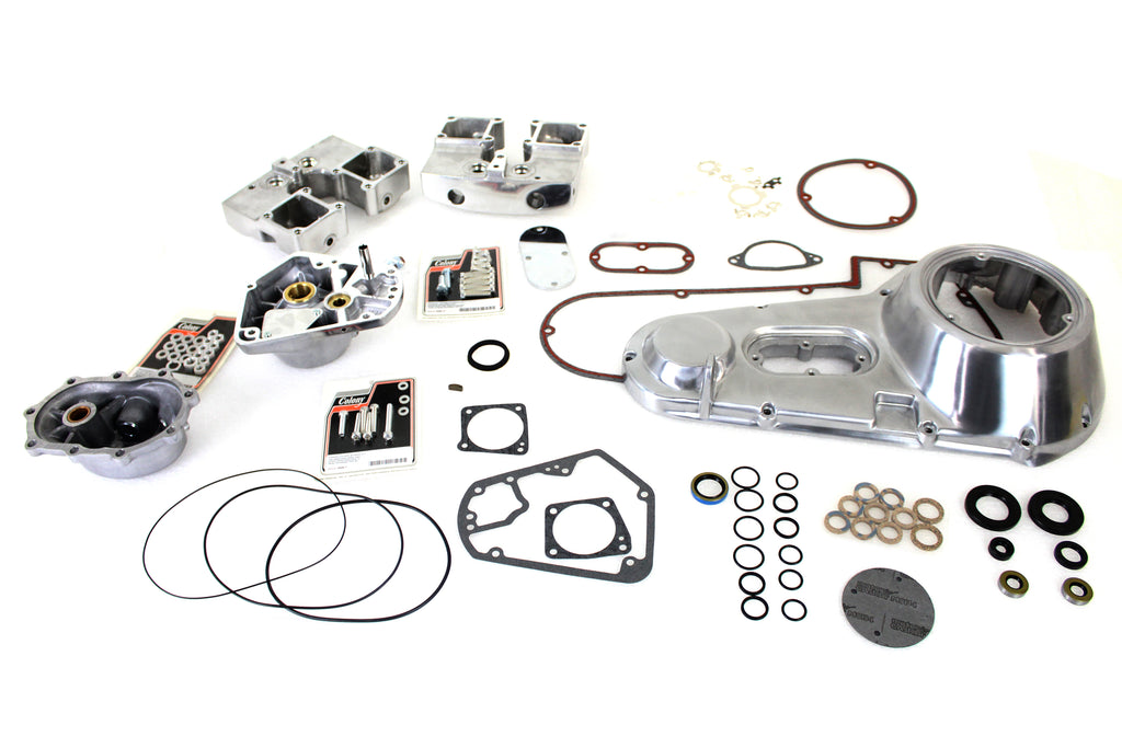 Kit de vestir de motor pulido para Harley-Davidson Shovelhead 1970-1984