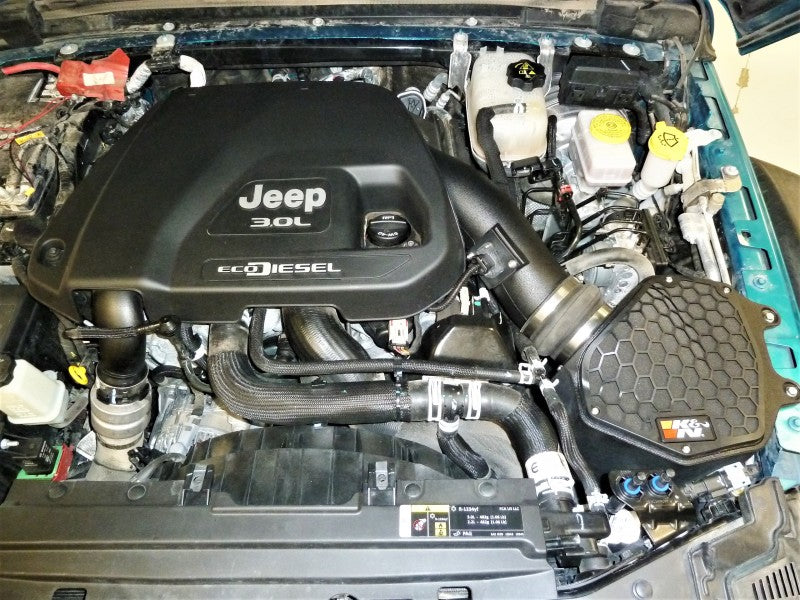 Admisión de alto rendimiento con cargador de aire DSL V6-3.0L para Jeep Wrangler K&amp;N 20-21