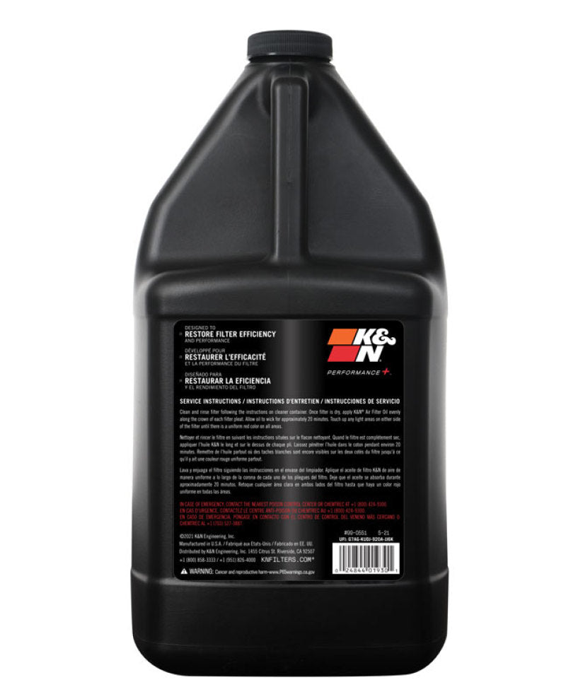 K&N 1 Gallon Air Filter Oil