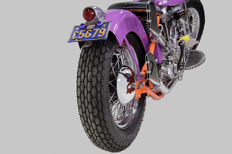 Tapacubos Eje Trasero Cromado 9" Para Harley-Davidson 1936-1957