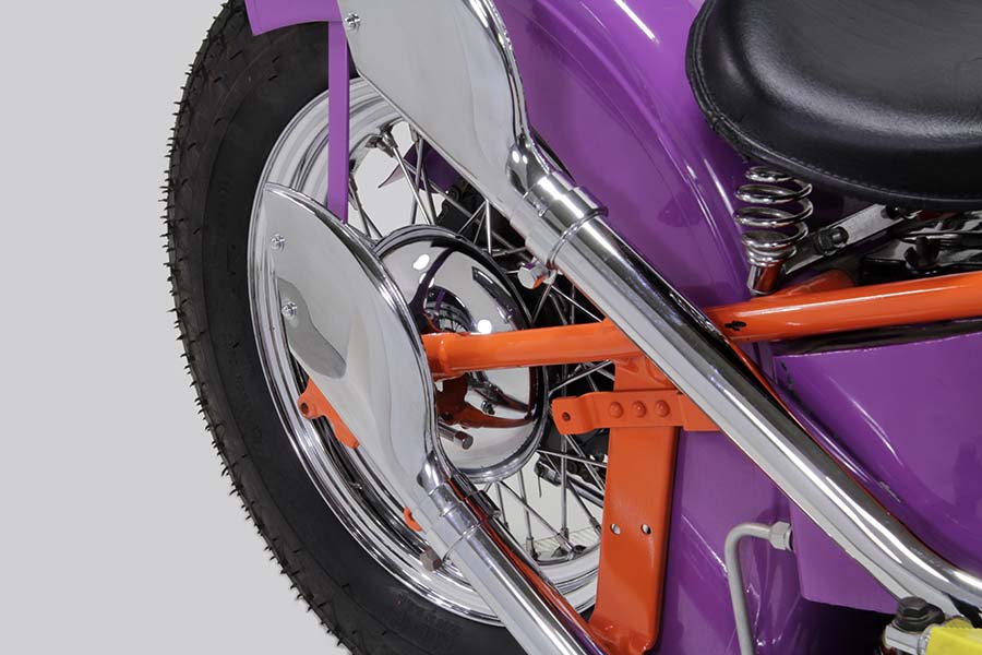 Tapacubos Eje Trasero Cromado 9" Para Harley-Davidson 1936-1957