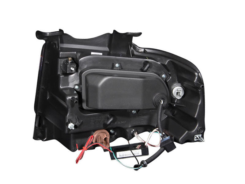 ANZO 2007-2014 Ford Expedition Projektorscheinwerfer mit Halo, Schwarz