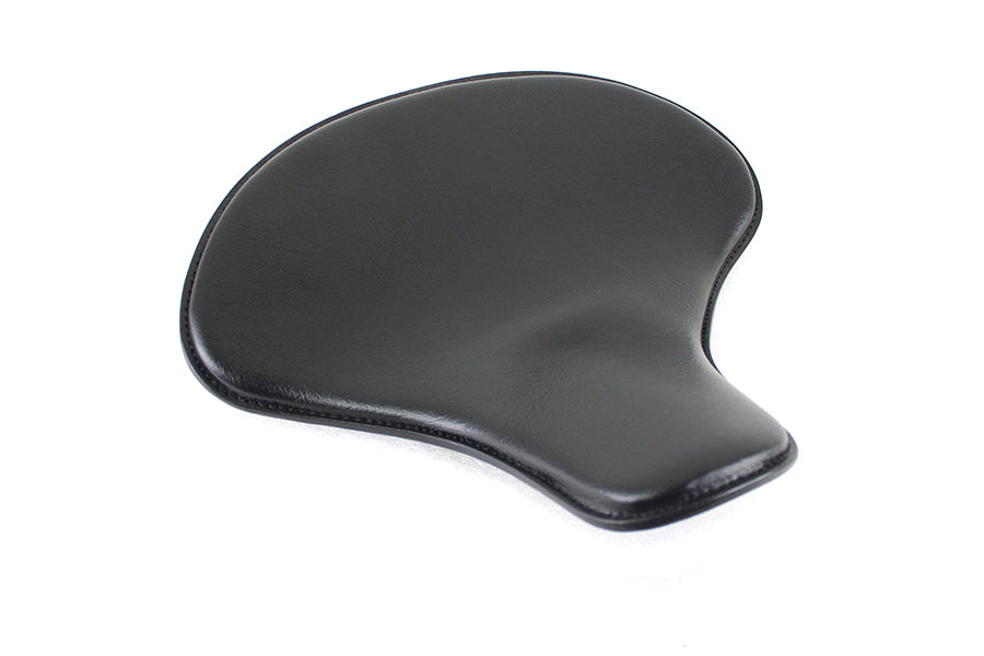 Universal Black Leather Solo Seat For Harley-Davidson And Custom Motorcycles