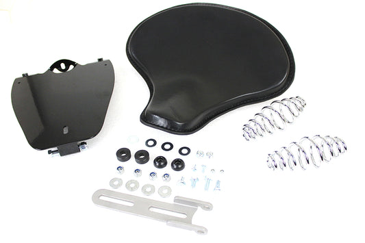 Black Leather Solo Seat Kit For Indian Scout 2015 And Later