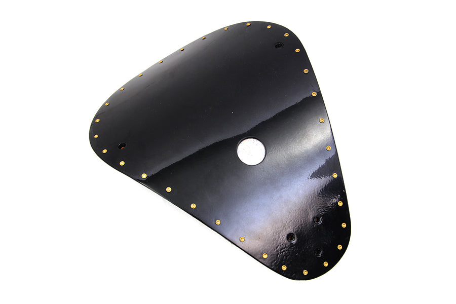 Black Real Leather Bobber Solo Saddle Seat For Harley-Davidson