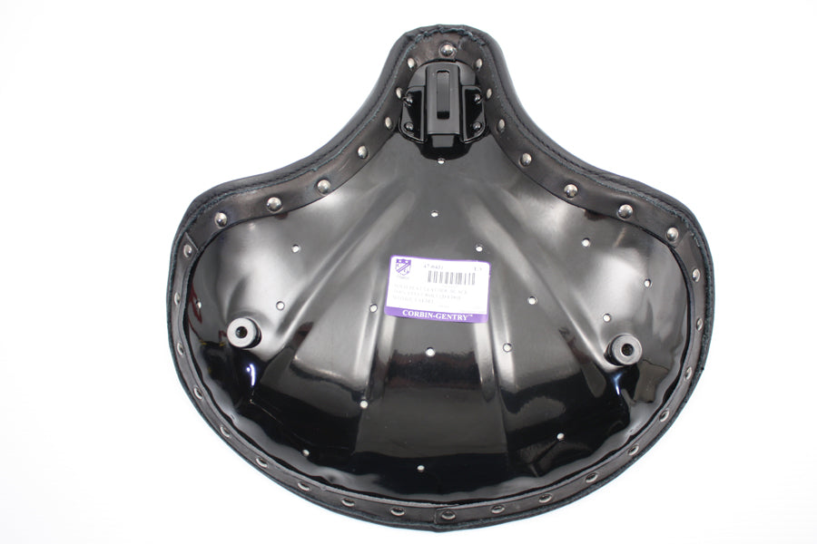 Replica Black Leather Solo Seat For Harley-Davidson 1929-1972