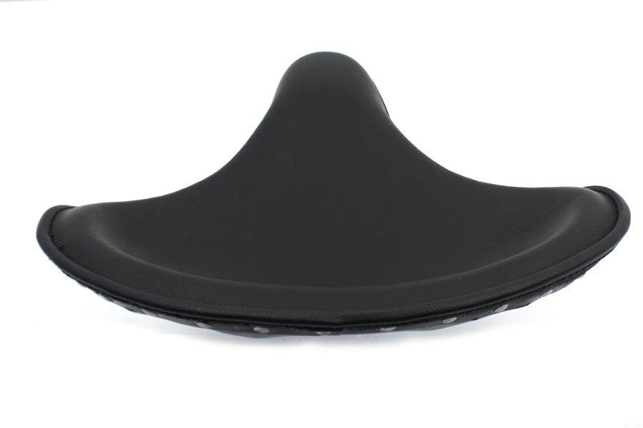Replica Black Leather Solo Seat For Harley-Davidson 1929-1972