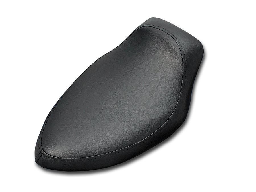 Black Vinyl Frame Mount Solo Seat For Harley-Davidson Shovelhead 1965-1984