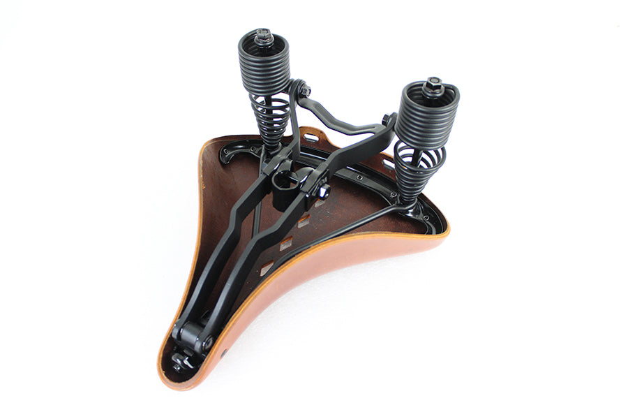 Seat For Harley-Davidson Model F 1907-1913 Early Style Troxel Saddle Brown