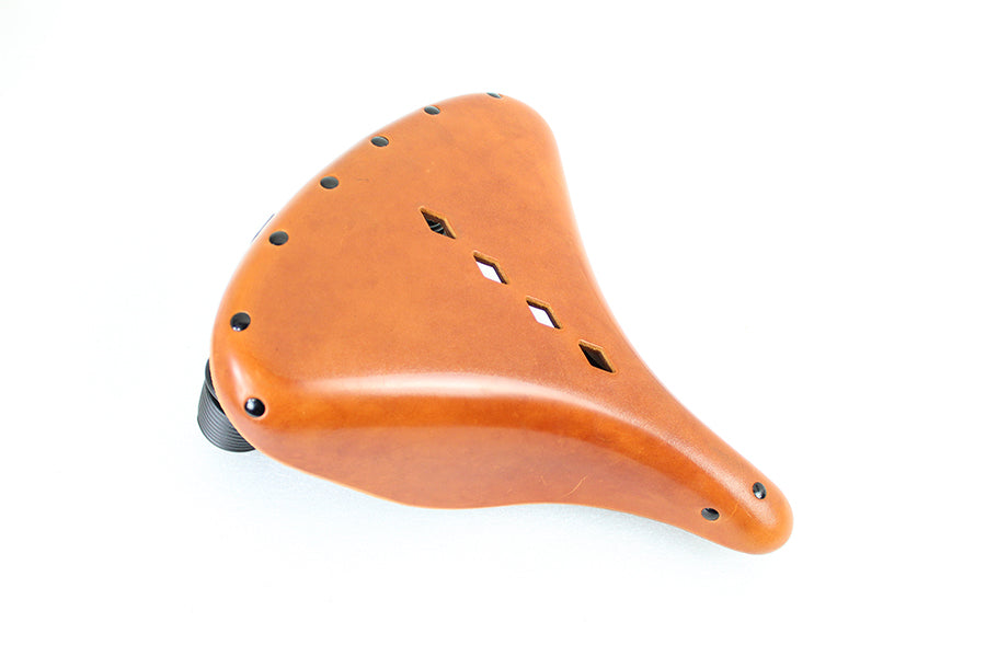 Seat For Harley-Davidson Model F 1907-1913 Early Style Troxel Saddle Brown