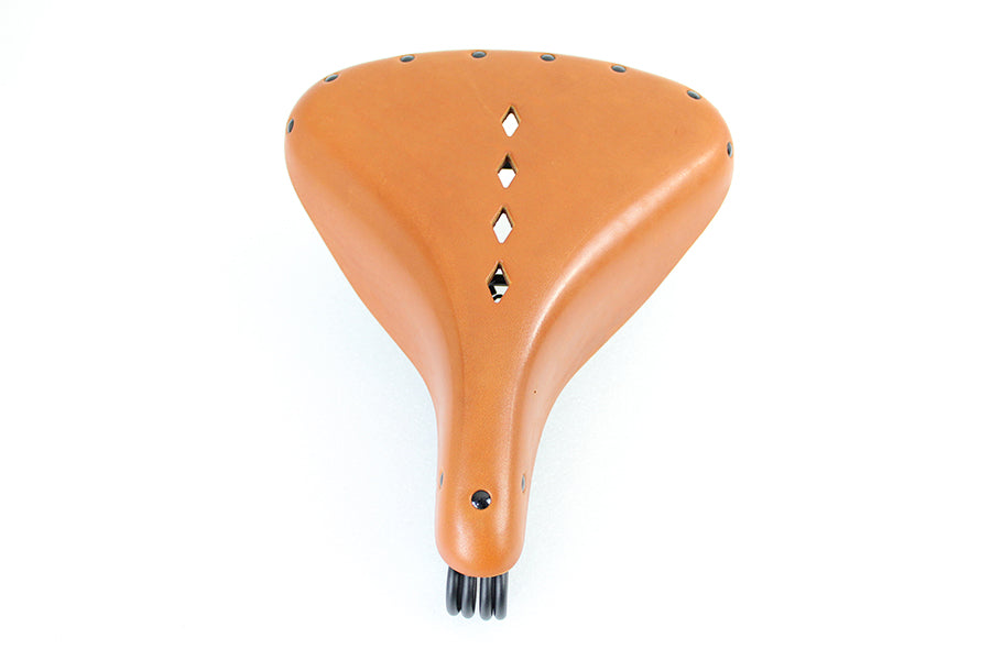 Seat For Harley-Davidson Model F 1914-1917 Early Style Troxel Saddle Brown