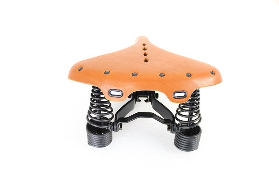 Asiento Para Harley-Davidson Modelo F 1914-1917 Late Style Troxel Sillín Marrón