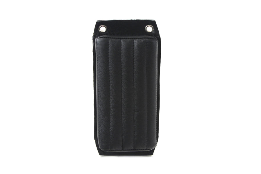 Rear Seat Pillion Tuck And Roll Leather Pad For Harley-Davidson