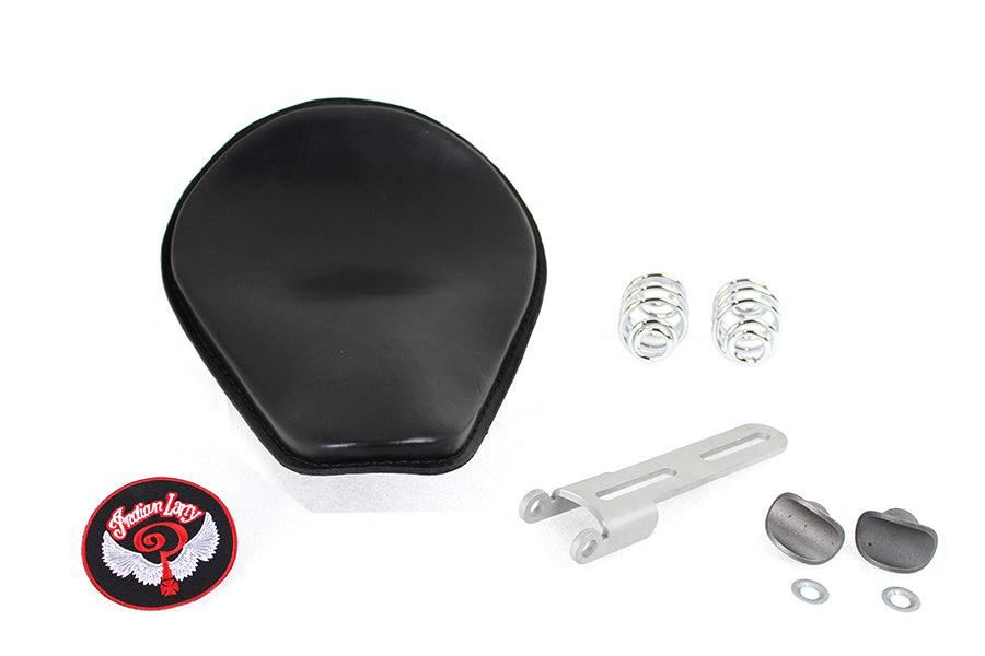 Indian Larry Style Solo Seat Kit Black For Harley-Davidson
