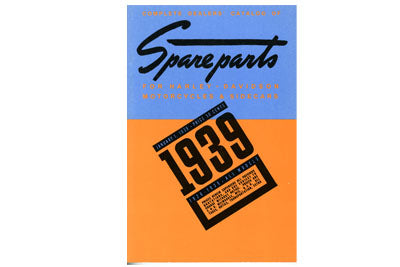 Spare Parts Book For Harley-Davidson 1926-1939