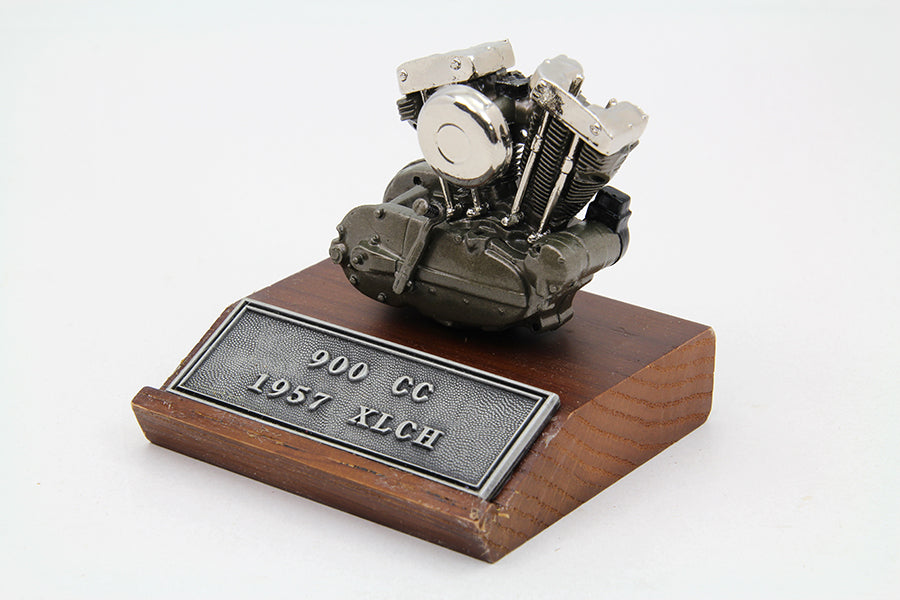 Vintage Collector Pewter Harley-Davidson Sportster Ironhead Motor Model