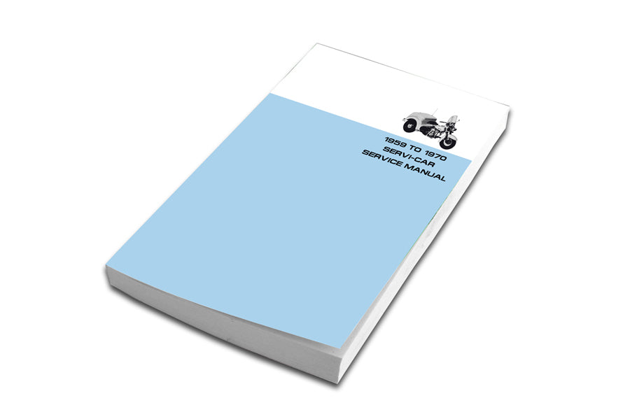 Workshop Service Manual For Harley-Davidson Servi-Car 1959-1970