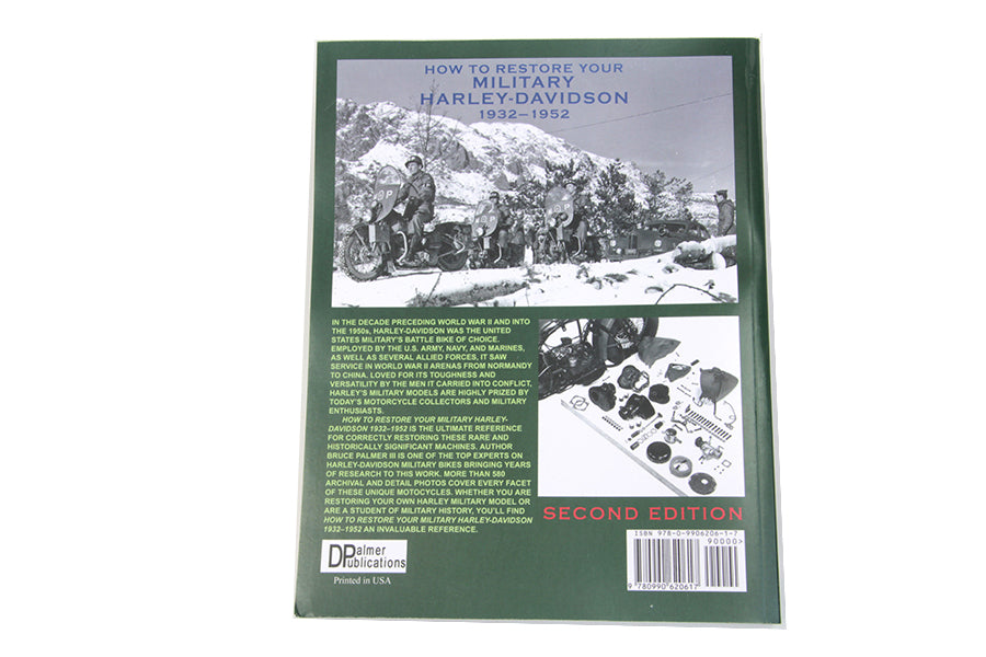Book Manual How to Restore Your Military Harley-Davidson 1932-1952 WL