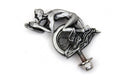 Vintage Devil & Wheel Fender Ornament For Harley-Davidson