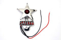 Safety License Plate Topper with LED Ruby Reflector For Harley-Davidson