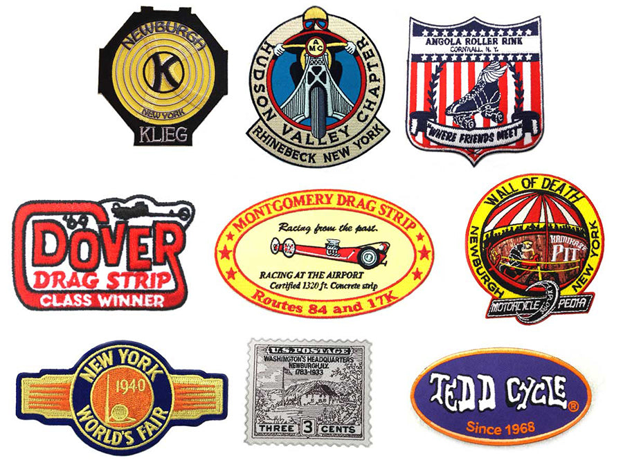 Vintage Motorcycle Patch Set For Harley-Davidson Riders