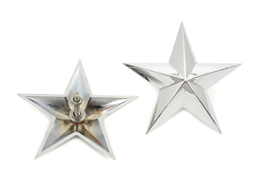 Chrome Decorative Buco Star Stud Set For Harley-Davidson