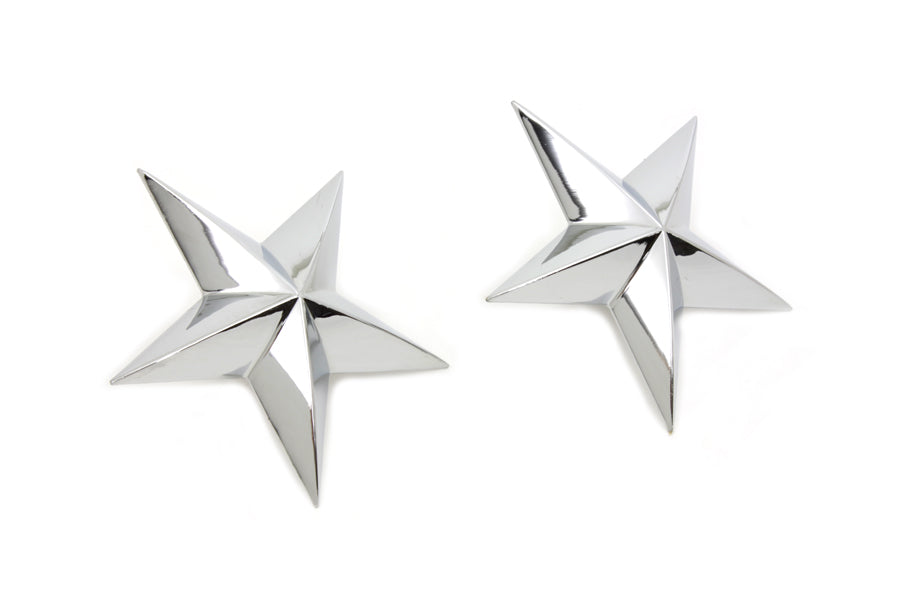 Chrome Decorative Buco Star Stud Set For Harley-Davidson