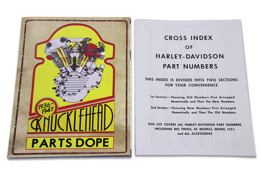 Paint And Number Reference Book For Harley-Davidson 1903- 1976