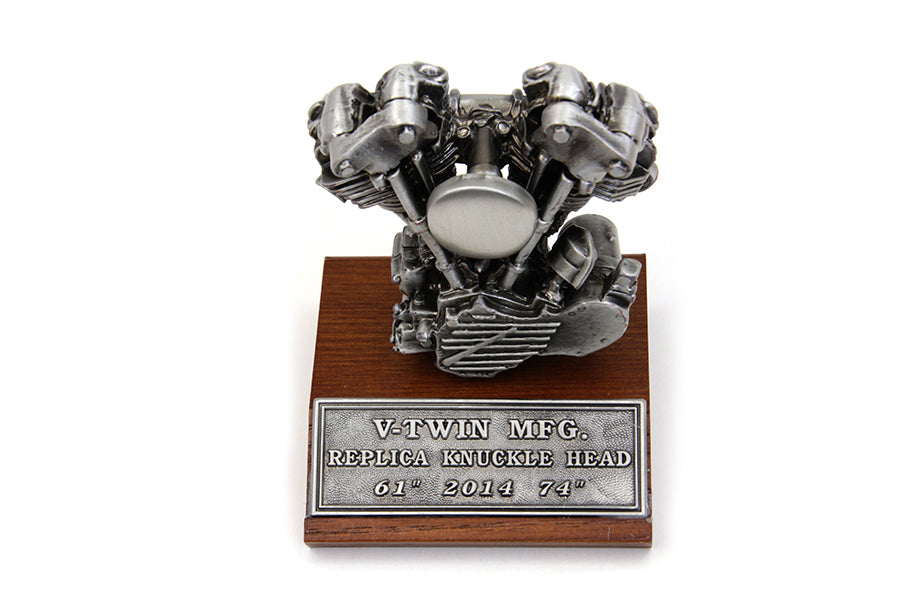 Vintage Collector Pewter Harley-Davidson Knucklehead Motor Model V-Twin MFG