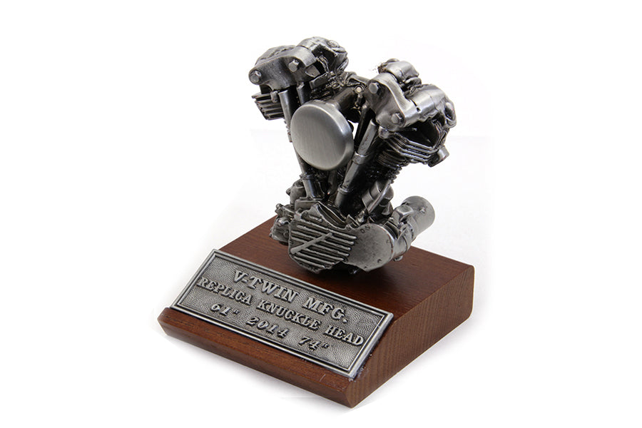 Vintage Collector Pewter Harley-Davidson Knucklehead Motor Model V-Twin MFG