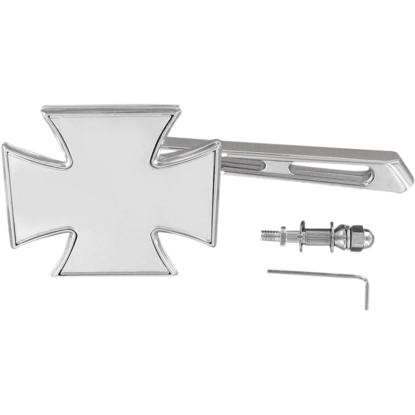 Espejo Maltese Con Timbre De Viga Cromado Para Harley-Davidson Izquierda O Derecha