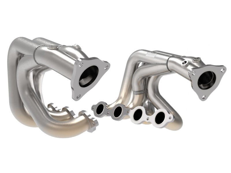 Encabezado trenzado aFe 304SS 2020 Chevy Corvette (C8) 6.2L V8