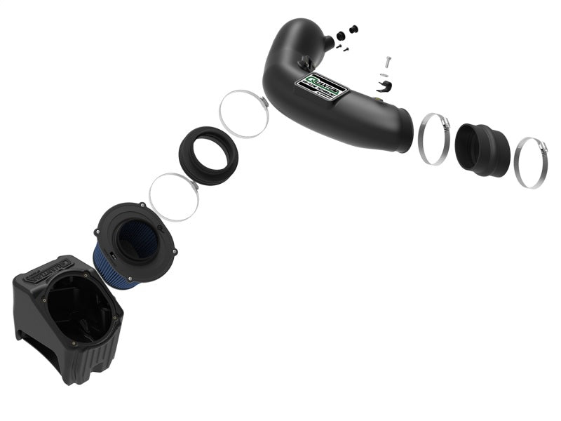 Sistema de admisión de aire frío aFe Quantum Pro 5R 17-18 Ford Powerstroke V8-6.7L - Engrasado