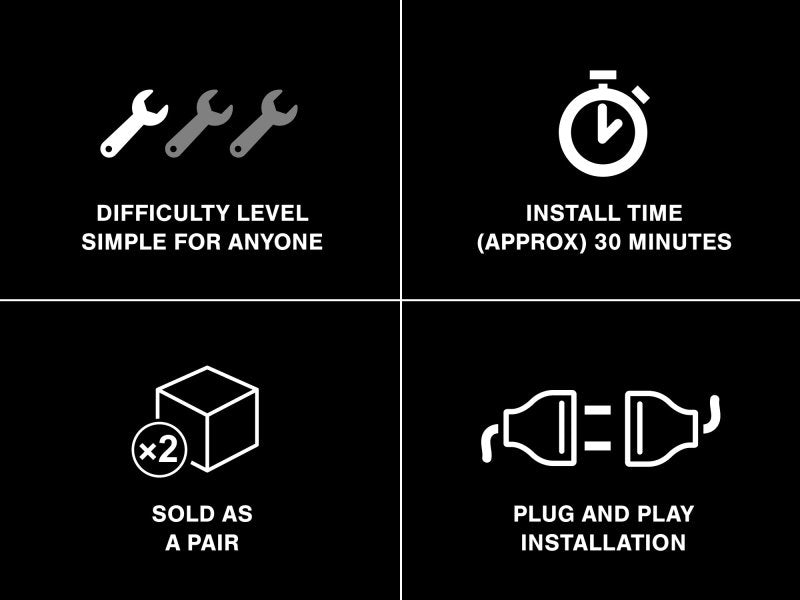 Raxiom 99–04 Ford Mustang, ausgenommen 99–01 Cobra-Rücklichter – schwarzes Gehäuse (getönte Linse)