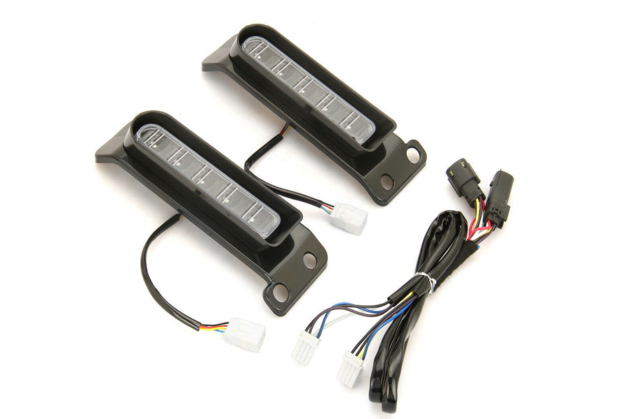 Electra Glow Keystone Auxiliary LED Run/Brake/Turn Lamps For Harley-Davidson Touring 67800589A