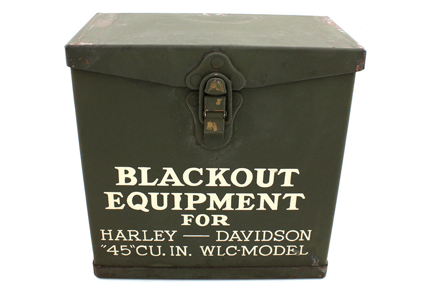 N.O.S. Army Blackout Box For Harley-Davidson Flathead WLA 1941-1945
