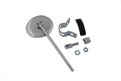 Chrom-Replik runder Spiegel für Indianer 1920-1953