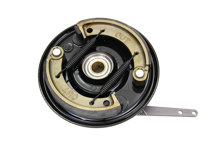 Dual Cam Brake Assembly Black For Harley-Davidson 1936-1948