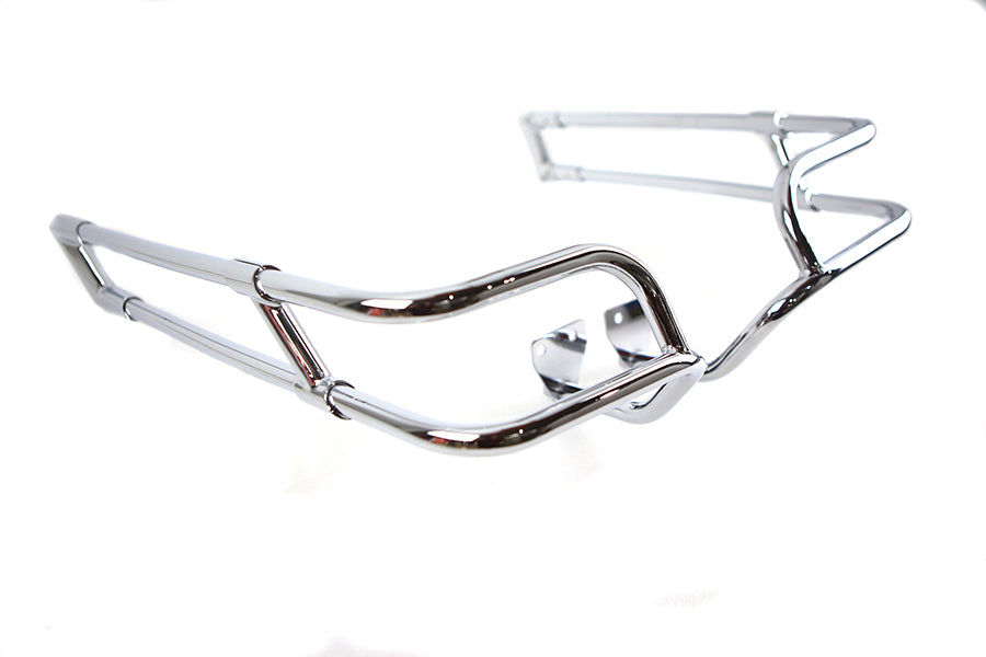 Chrome Saddlebag Guard Rails For Harley-Davidson Touring 2014 And Later