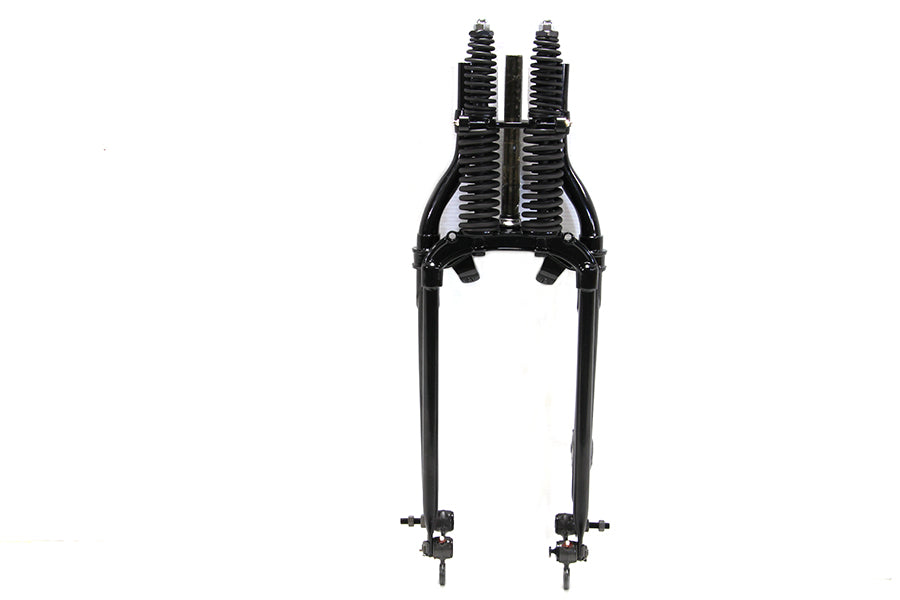 28" Inline Springer Fork Assembly Black For Harley-Davidson WL 1936-1952