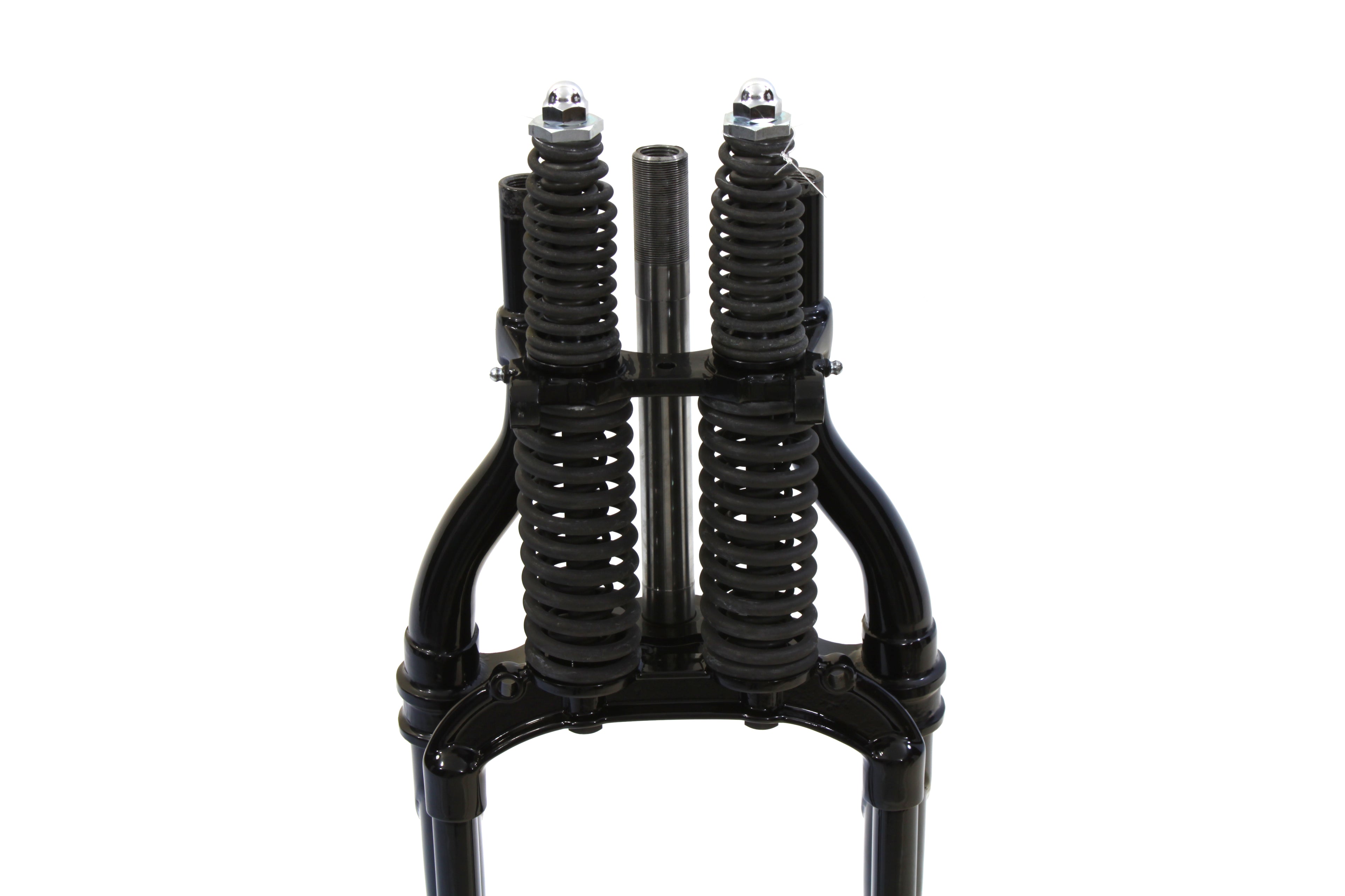 Conjunto de horquilla Springer compensada negra de 28" para Harley-Davidson 1946-1948