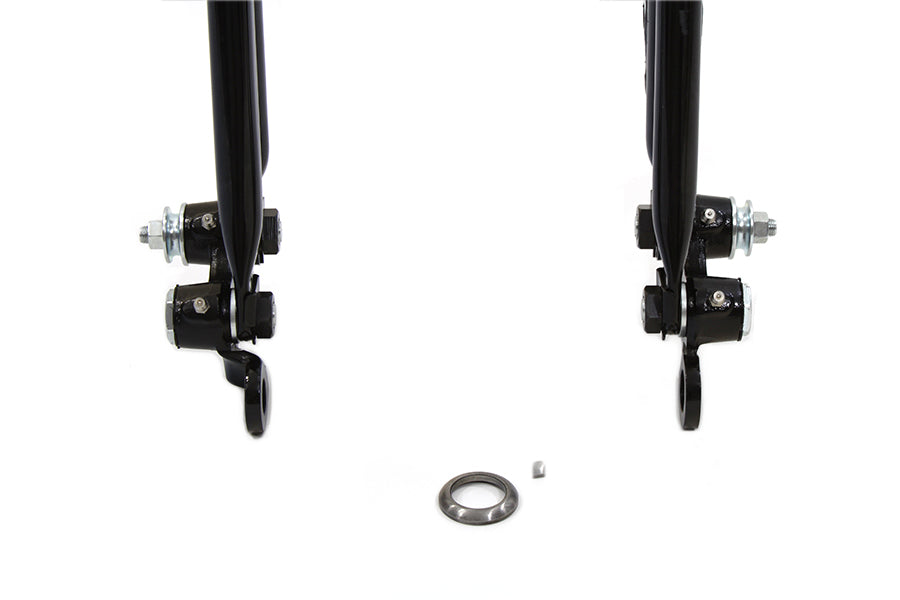 Conjunto de horquilla Springer compensada negra de 28" para Harley-Davidson 1946-1948