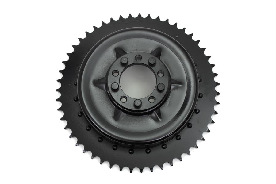 Tambor Freno Trasero Negro Para Harley-Davidson Knucklehead EL 1936