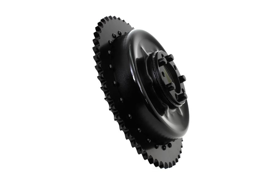 Tambor Freno Trasero Negro Para Harley-Davidson Knucklehead EL 1936