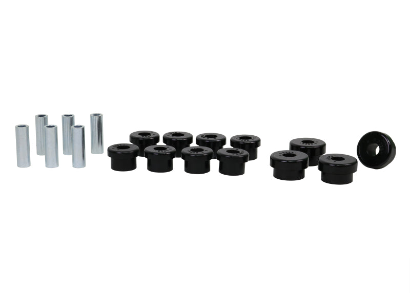 Whiteline Plus 88-00 Honda Civic / 88-9/95 CRX Rear Control Arm - Lower Inner & Outer Bushing Kit