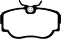 EBC 83-85 BMW 318 1.8 (E30) Yellowstuff Front Brake Pads