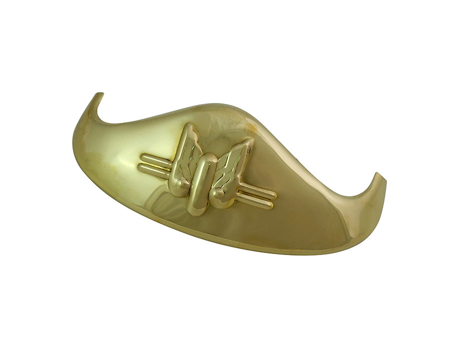 Rocket Design Brass Polished Front Fender Tip For Harley-Davidson 1936-1948