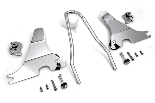 13" Sissy bar Kit Chrome For Harley-Davidson Sportster 2004-2022
